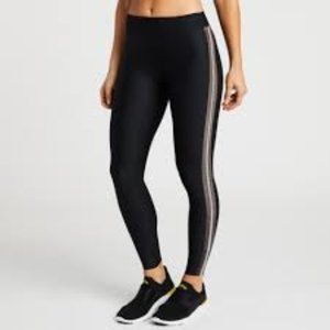 NWT SoulCycle x Ultracor Swarovski Striped Legging